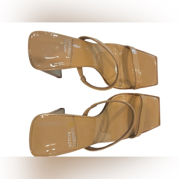 Jeffrey Campbell Women’s The Hustler Nude Platform Heel Sandal. Size 8.5 - Picture 4 of 7